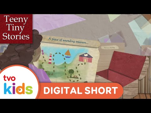 📖 Library Treasure Hunt 📚🏴‍☠️TEENY TINY STORIES | TVOkids Short Stories