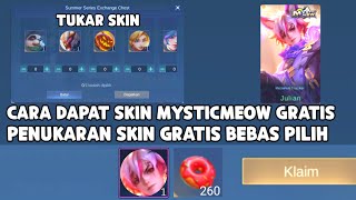 CARA DAPAT SKIN MYSTICMEOW JULIAN & 260 TOKEN DONAT GRATIS ! TUKAR SKI