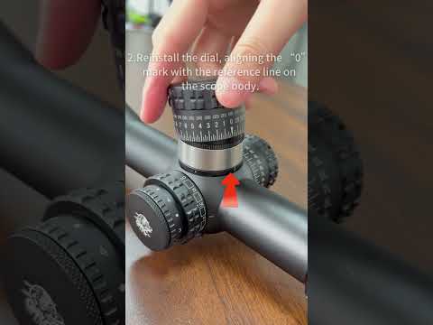 Immersive Zeroing Experience: Sneak Peek👀into the New OrcAir 5-25×56 FFP Scope!#shorts #optics#scope