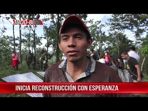 Familias de Matiguás reciben planes techos - Nicaragua