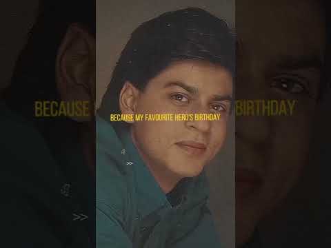 because it's his birthday😭💟#shahrukhan#srkfandom#trending#fypシ#youtubeshorts#birthday#srkday#like
