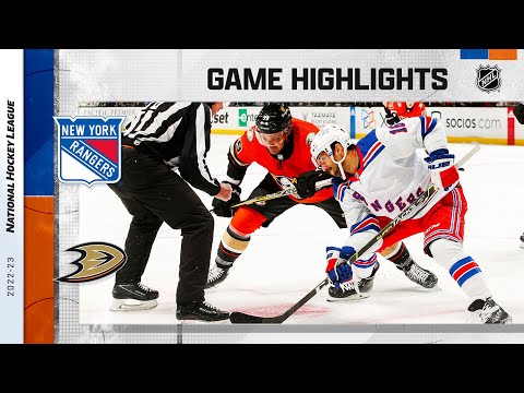 Rangers @ Ducks 11/23 | NHL Highlights 2022
