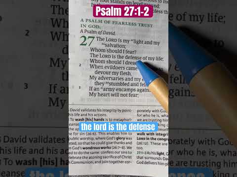 Psalm 27:1-2 #jesusisgod #jesusislord #bibleverse #psalms #enemies #fallen #praisethelord #love #joy