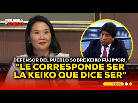 Defensor del Pueblo afirmó que no tiene dudas sobre la legitimidad de la elección de Keiko Fujimori