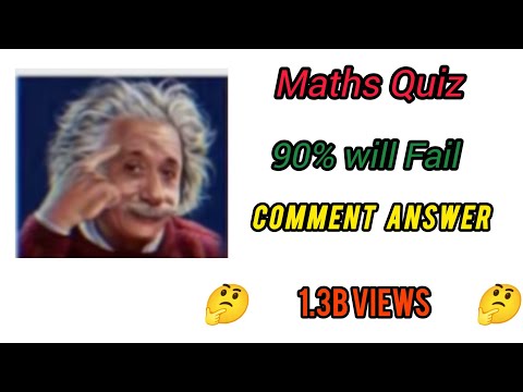 Maths Quiz for this week #foryou 