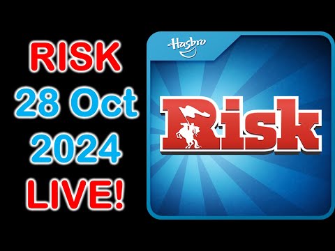 Risk Global Domination LIVE! Classic map 6 player fixed! 28 Oct 2024. New Zealand player. Strategy!