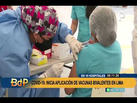 Covid-19: se inicia inoculación de la vacuna bivalente en Lima Metropolitana