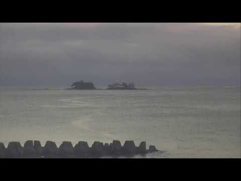 海越しの立山連峰　ライブカメラ