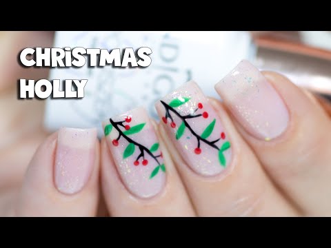Christmas Holly Nail Art Tutorial | Indigo Nails