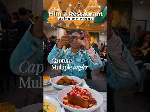 Film a restaurant using my phone !!! This you’ll learn in my content membership