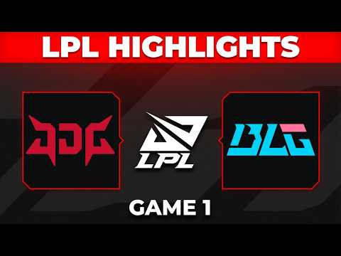 JDG vs BLG Highlights Game 1 | LPL 2026 Split 1 Grand Final | JD Gaming vs Bilibili Gaming
