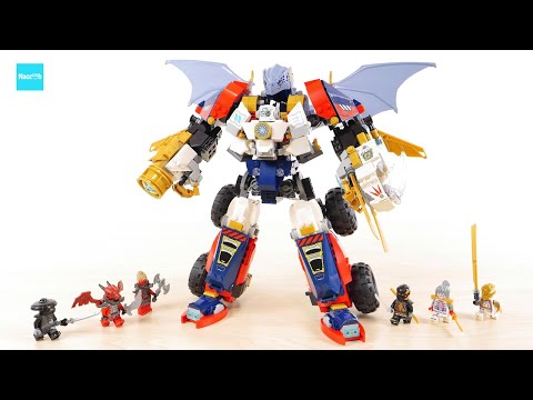 レゴ ニンジャゴー ドラゴン合体ウルトラメカスーツ 71834 ／ LEGO NINJAGO Zane's Ultra Combiner Mech Speed build & Review