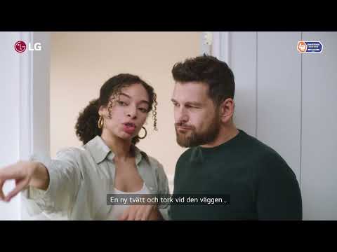 LG WashTower™ - topptestad tvätt- och torklösning med stor kapacitet i kompakt format.