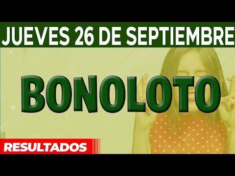 Resultado del sorteo Bonoloto del Jueves 26 de Septiembre del 2024.