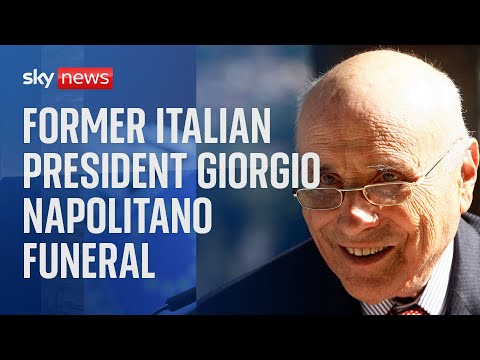 Watch live: Former Italian president Giorgio Napolitano funeral