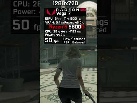 Resident Evil Requiem : Ryzen 5 5600G Vega 7