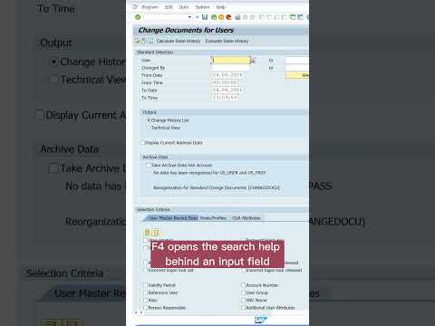 SAP GUI Tips: F4, F2, and F3 Explained 💡