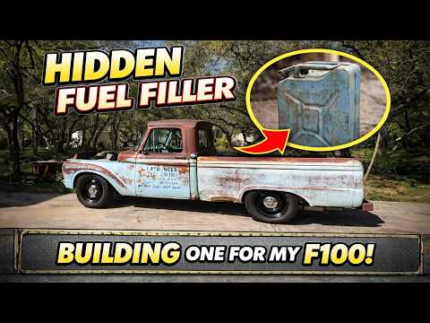 Custom Hidden Fuel Filler -- Almost burned it down.