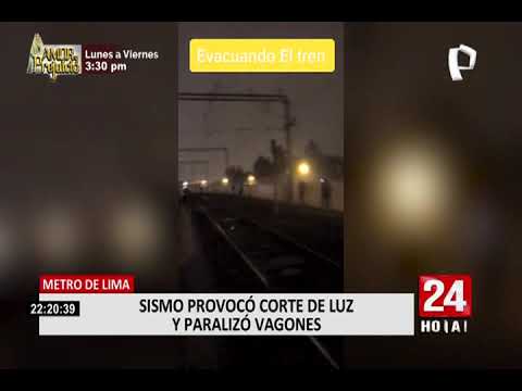 ¿Qué hacer frente a un sismo en la Línea 1 del Metro de Lima (1/2)
