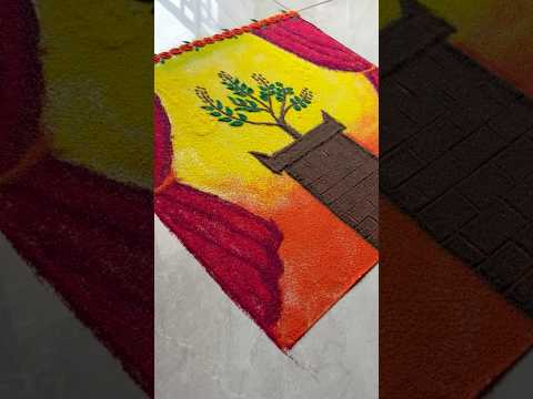 तुळशीच्या लग्नासाठी ३ सोप्या आणि सुंदर रांगोळी डिझाईन🌸TulsiVivah rangoli #shorts #tulsivivahrangoli