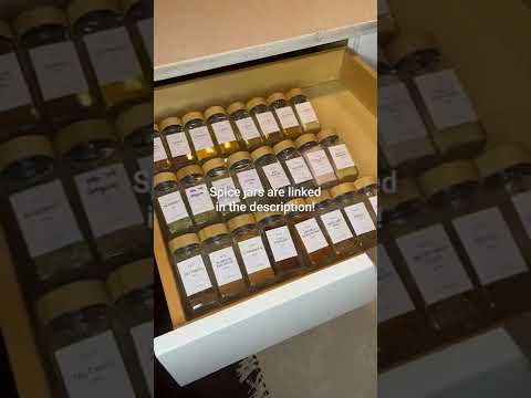 How to Organize Your Spice Drawer | Shorts