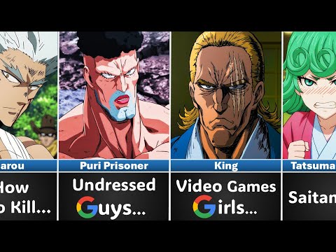One Punch Man Characters Google Search History