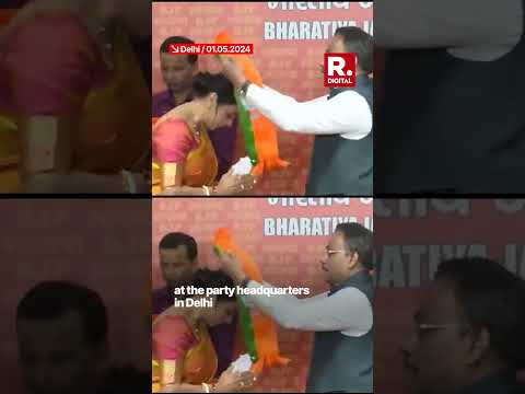 Anupama Fame Rupali Ganguli Joins BJP At Party’s Delhi Headquarters | Elections 2024