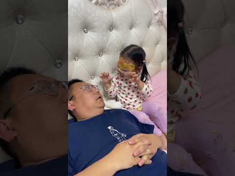 敷面膜吓唬爸爸 #父女 #父女日常 #父女组合