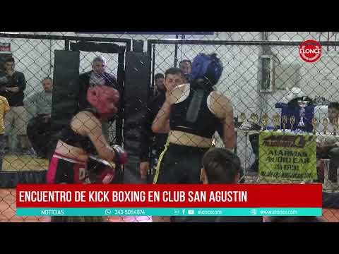 Encuentro de Kick Boxing en Club San Agustín