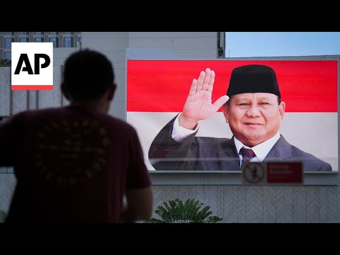 Prabowo Subianto is sworn in as Indonesia's 8th president