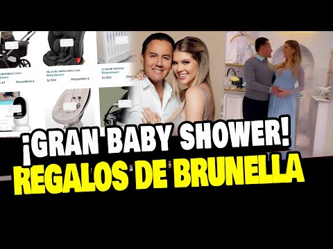BABY SHOWER DE BRUNELLA HORNA: LOS REGALOS QUE LE ENTREGARON LOS INVITADOS
