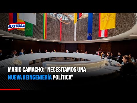 Mario Camacho: Necesitamos una nueva reingeniería política