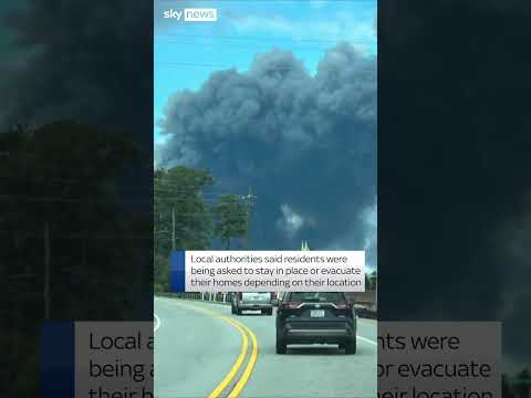 Chemical plant fire breaks out in Georgia