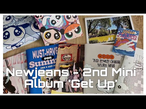 Vidéo [Unboxing] Newjeans - 2nd Mini Album 'Get Up' The Powerpuff Girls X Newjeans box version A