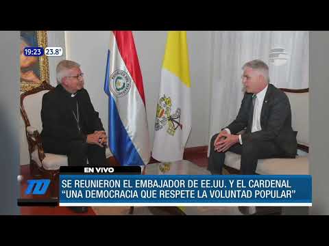 Embajador de EE.UU., se reunió con el cardenal Adalberto Martínez