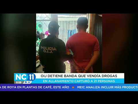Banda que vendía droga es detenida por el OIJ