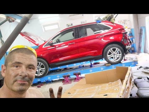 Ford Edge .  Замена задней панели.