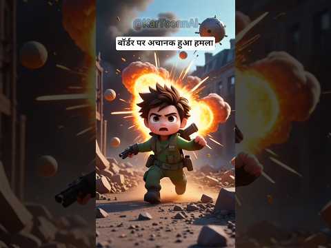 बॉर्डर पर अचानक हुआ हमला #shorts #ai #new #story #trending #viral #shortvideo #short #cartoon