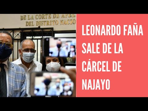 Leonardo Faña sale de la cárcel de Najayo