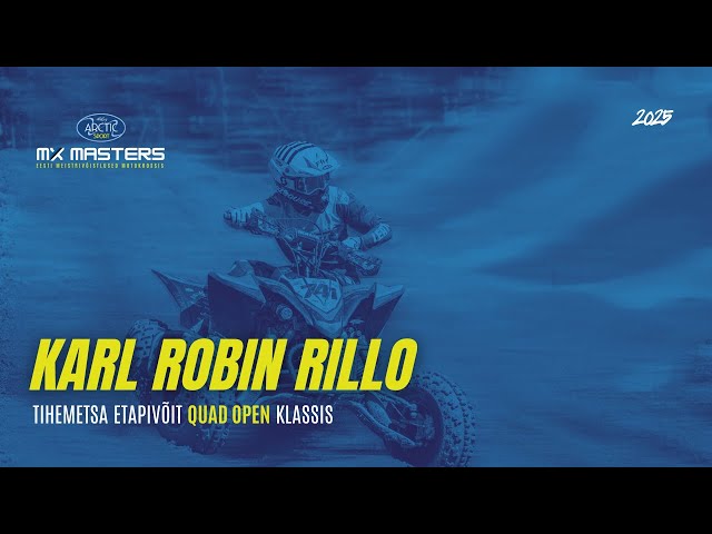 Arctic Sport MX Masters 2025 - EMV motokrossis III etapp sõideti Tihemetsas. Karl Robin Rillo võitis mõlemad sõidud ja jätkab ideaalset hooaega maksimumpunktidega.
