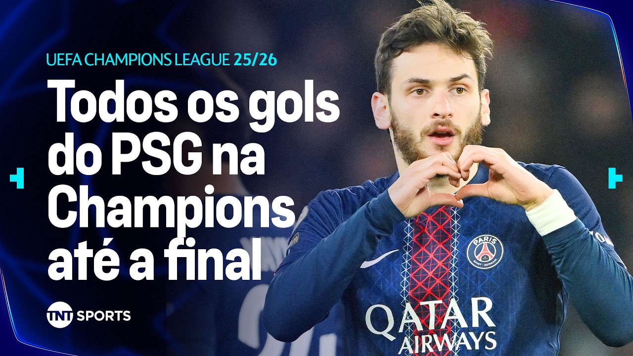 TODOS OS 44 GOLS DO PSG NA CHAMPIONS LEAGUE 2025/26 ATÉ A FINAL