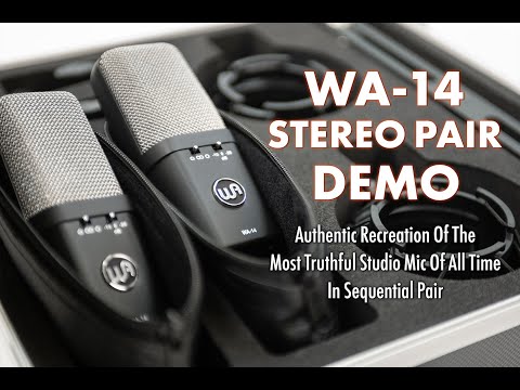 WA-14 Demo (Mono & Stereo) | Hear It On Drums, Piano, Organ, Acoustic & Electric Guitar