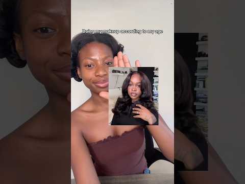 My AGE Chooses my Makeup Routine! #shorts #makeup #makeupchallenge