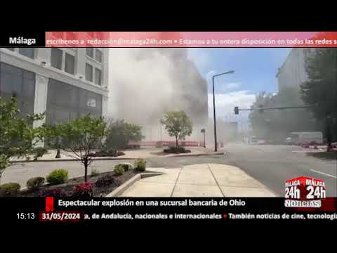 Noticia - Espectacular explosión en una sucursal bancaria de Ohio