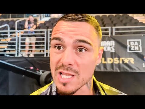 George Kambosos REACTS to Jai Opetaia BRUTAL KNOCKOUT of David Nyika