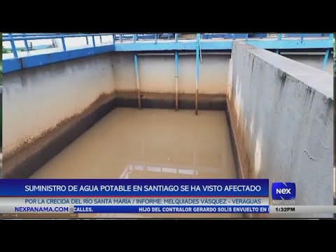 Suministro de agua potable en Santiago se ha visto afectado por la crecida del ri?o Santa Mari?a