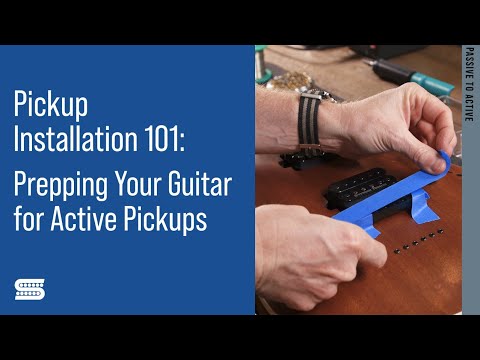 Guitar DIY: Prepping Your Guitar for Active Pickups