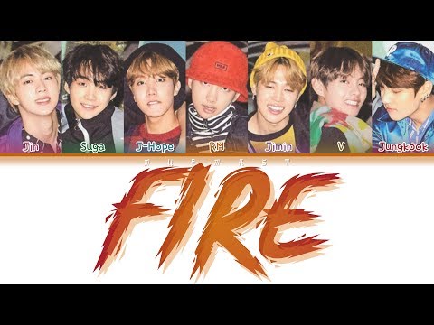 BTS (방탄소년단) - FIRE (불타오르네) (Color Coded Lyrics Eng/Rom/Han)