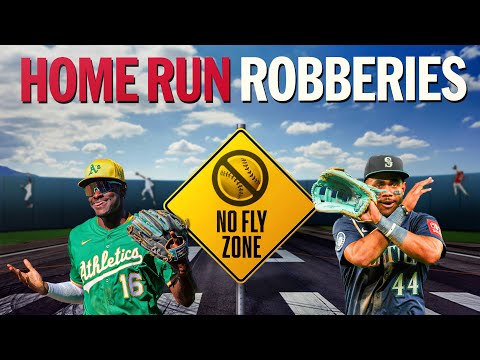 NO FLY ZONE: The best home run ROBBERIES from the first half of the 2025 season!