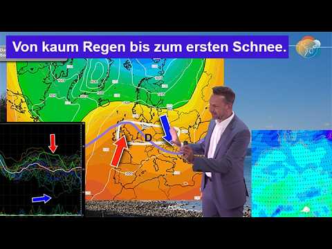 Von "kaum Regen" bis <strong>zum</strong> "ersten Schnee" (Wintereinbruch). Mittelfrist niederschlagsarm, Hochdruck!